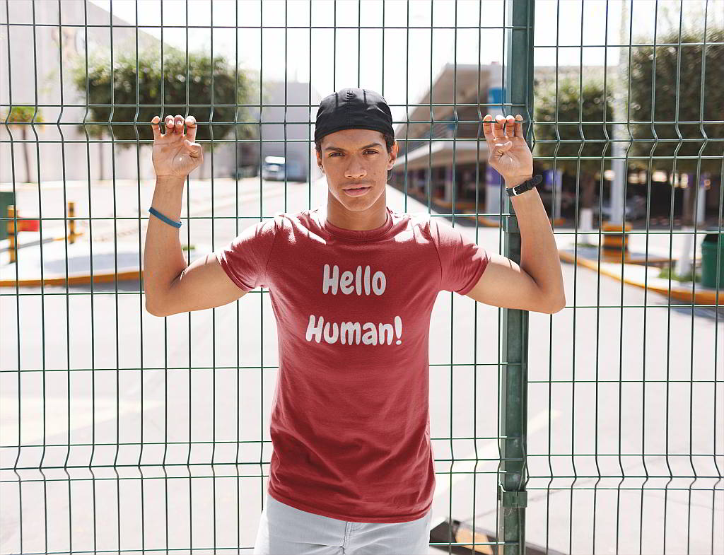 Hello Human Organic T-Shirt